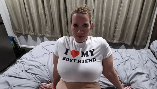 Enjoy watching HD scene of : Amateur Redhead MILF Gagging On Cock For Titty Cumshot