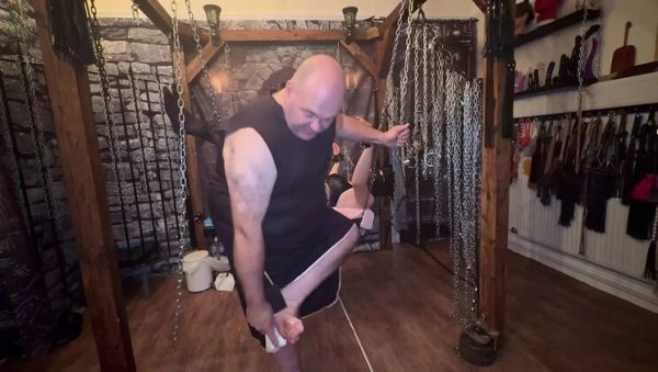 Watch complete video titled : Part 5: British Domina Destroys Sissy Tristan in Hardcore Pegging Dungeon
