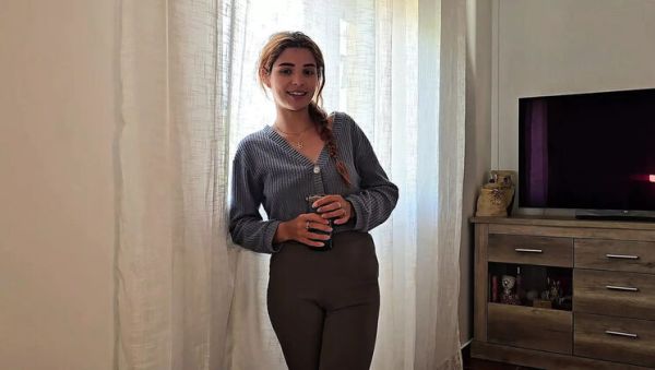 Play the complete clip named : Stepdad Catches Me Watching Porn - Horny Amateur Blowjob & Rough Sex with Latina Step Sister