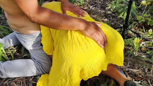 Watch this uncensored scene called : Amateur Outdoor Sex with Yefersson Coss - Tight Virgin Pussy Creampie in Public