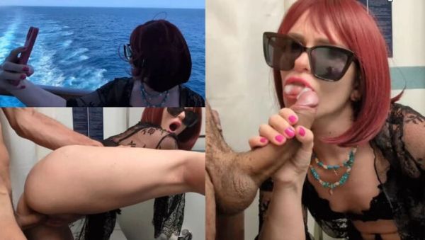 Enjoy watching this full movie called : Public Toilet Blowjob on Boat - Italian MILF Deep Throat and Cum in Mouth