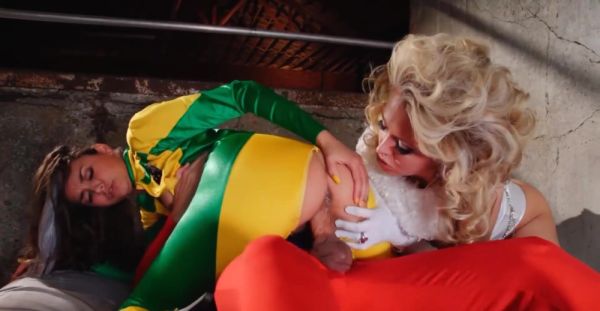 Play the hardcore clip of : Allie Haze, Jeanie Marie Sullivan, and Tom Byron in a thrilling ffm threesome parody