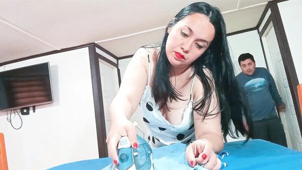 View this uncensored video of : Caught My BBW Stepmom Ironing Clothes & Fucking Her Big Ass Rough