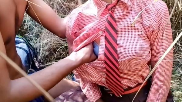 Play this uncensored video titled : Desi Schoolgirl HotSihvani63 Fucked Hard in Jungle by Indian Big Cock