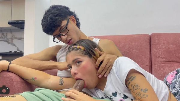 Watch the uncensored clip : My Tiny Stepsister Gabriela Wish Takes My Huge Cock for a Horny Blowjob