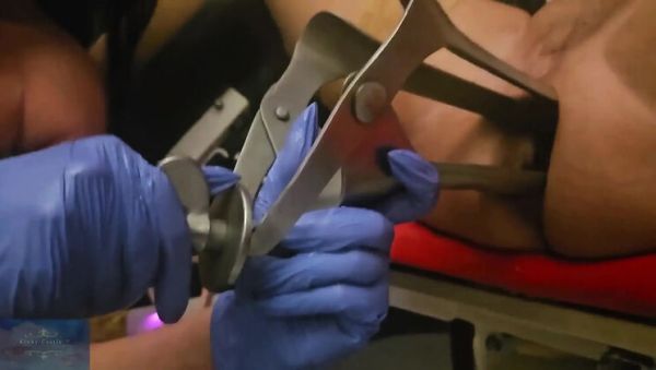 Enjoy watching this full movie named : German Mistress Luciana Rough Anal Fisting & Speculum with Slave