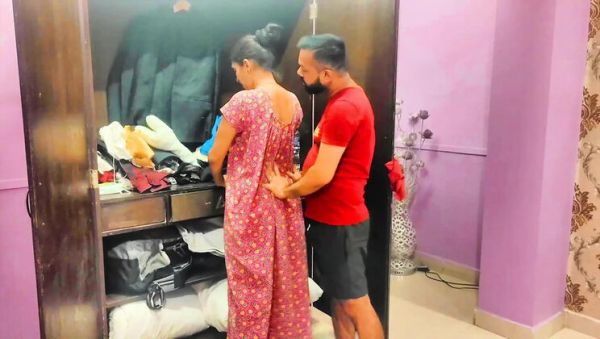 Play uncut scene called : Desi landlord punishes thieving maid with hardcore sex in Hindi