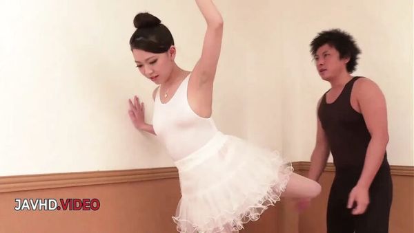 View this uncensored scene titled : Intense Asian Ballerina Miu Kimura Hot Blowjob Show Ends With Raw Creampie
