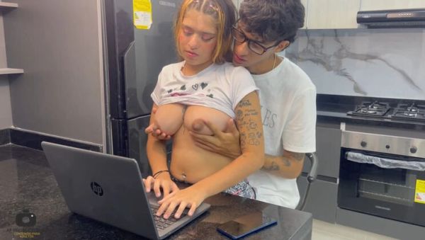 View this full scene named : Step Sister Gabriela Wish Fucks Me Hard After Homework Help - Rough Anal & Cum In Mouth