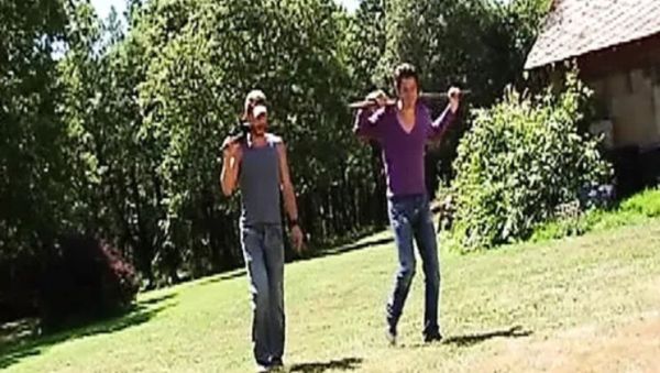 Stream this hardcore scene of : Horny French Babe Eats Cum After Hardcore DP Threesome Outdoor