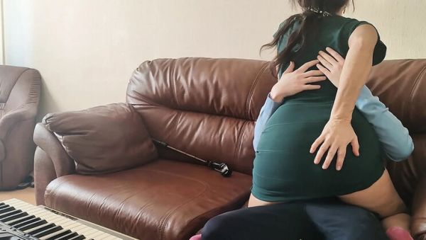 Enjoy watching the complete scene of : Young Husband & Beautiful Mature Wife Foreplay with Music - Big Natural Tits HD