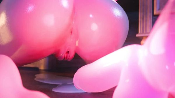 Play the HD scene named : Delicate Perv Babe Takes Twin Magic Dildos Deep - 3D Hentai Fuck with Big Tits and Creampie