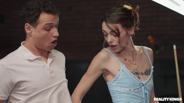 Enjoy watching full clip : Bends Over Over The Pool Table And Fucks Her With Shrooms Q And Johnny Love