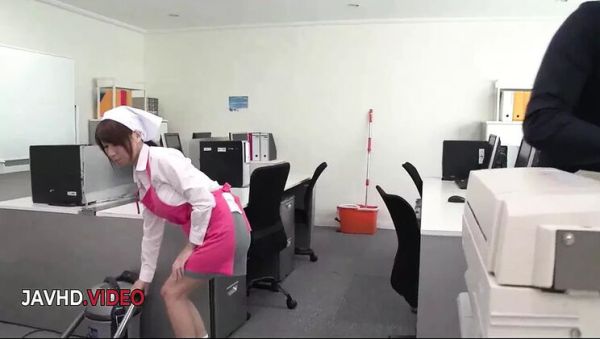 Stream uncut video of : Chihiro Akino Hot Asian Office Lady Gives Deep Blowjob and Gets Creampie