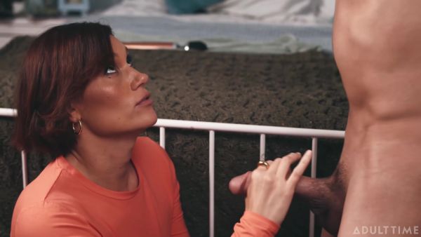 View the hardcore scene titled : Kell Fire - Squirts Solo Then Sucks Hayden Wilds Big Dick