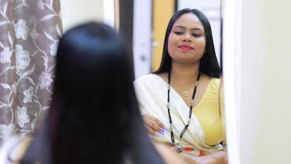 View the uncut video named : Young Step Brother Gets Hard For Hot Sister-in-Law - Desi Bhabhi Anal & Blowjob