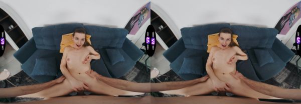 Stream this full clip titled : Arina Shy rides a big cock in stunning vr quality