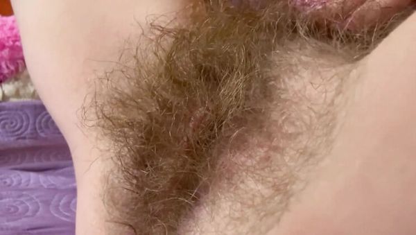 Stream HD video called : Hairy Pussy Masturbation with Huge Clit - Cuteblonde666 Solo Orgasm