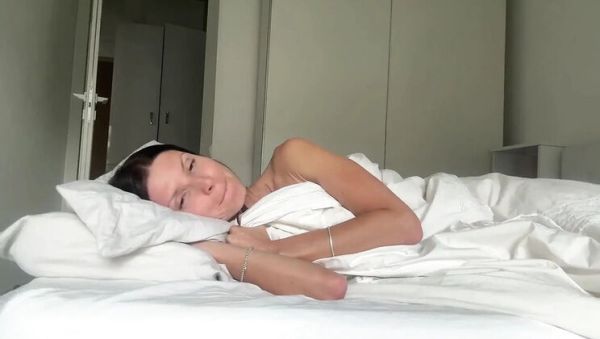 Enjoy watching this uncensored scene titled : Gina Gerson Morning Solo: Love Chat & Dildo Masturbation