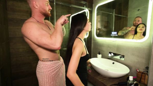 Stream the HD scene called : Step Sister Home Party Turns Wild - Big Dick Game with Small Pussy Fucking