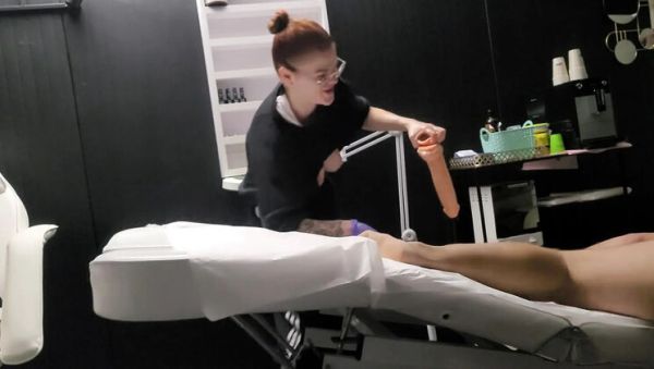 Enjoy watching the hardcore movie named : LuTosT Massage Turns Wild: Femdom Pegging Makes Him Fall Over on Sofa