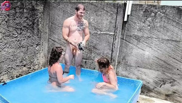 Stream the HD scene called : Hot Threesome Fuck with Candy Kush and Carmonaoficial in Pool - Blowjob, Latina, Big Ass, Homemade