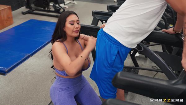 Stream the full movie titled : Working Out Makes Horny So She Fucks A Man Next To Her With Nataly Ordonez