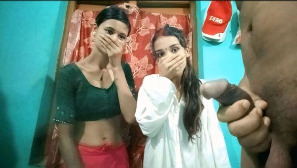 Play the full clip named : Indian Boyfriend Threesome with 18yr Cute Girl & Stepsis - Hardcore Home Fucking in HD