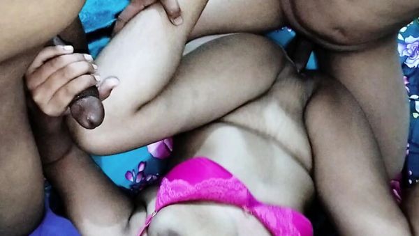 View the uncensored video called : First Time Threesome with Office Boss and Boyfriend Hardcore Fuck Indian Bhabhi