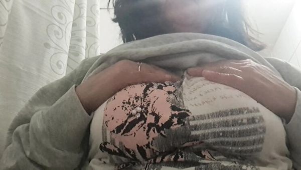 Play hardcore clip named : Monse squeezing her mom's big natural tits homemade Latina MILF