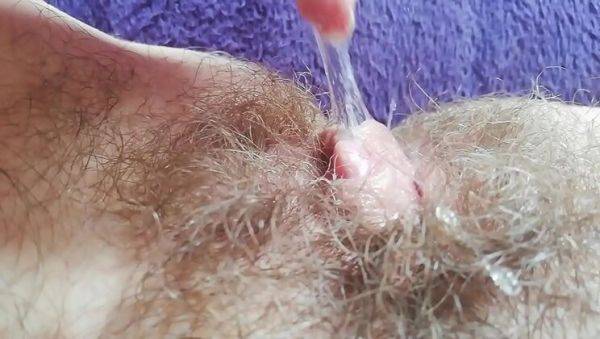 Stream HD clip of : Hairy Pussy Close-Up: Big Clit Wet Compilation in HD