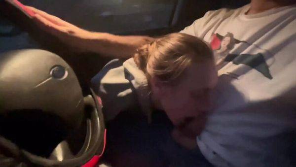 Enjoy watching this uncensored video called : Blonde Amateur Gets Creampie in Car - POV Blowjob While Driving