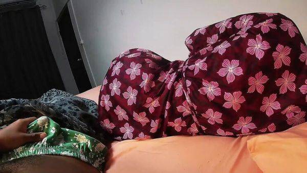 Enjoy watching the uncensored video titled : Step Mom Leyne Rodriguez Shares Bed with Step Son While Hubby's Away - Big Ass Latina MILF POV