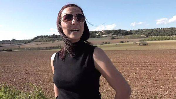 Stream complete scene of : Hot Brunette MILF Ashley Dark Sucks Big Cock in Outdoor Amateur Sex - Part 2