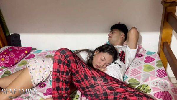 Enjoy watching uncensored scene named : Indian Stepsister Sneaks Into My Room For All-Night Interracial Fuck Session