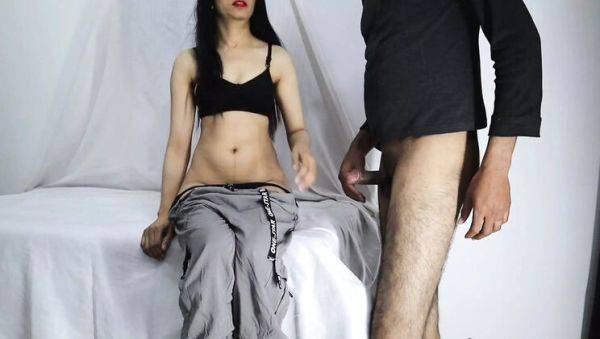 Stream this hardcore movie : Skinny Indian Girl Takes Big Cock Hardcore Doggy Style Full HD