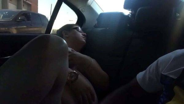 Play uncut movie named : Jazm1z3 and King Of The 626 in Hot Interracial Creampie During LA Traffic