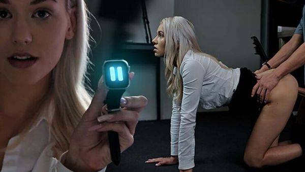 Watch HD video named : Hot Blonde Doctor Begs for Hard Cock - Time Stop Creampie in 4K