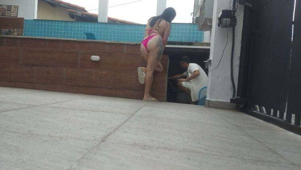 View full scene titled : Hot Brazilian Housewife Cheats on Husband with Poolside Lover in 4K