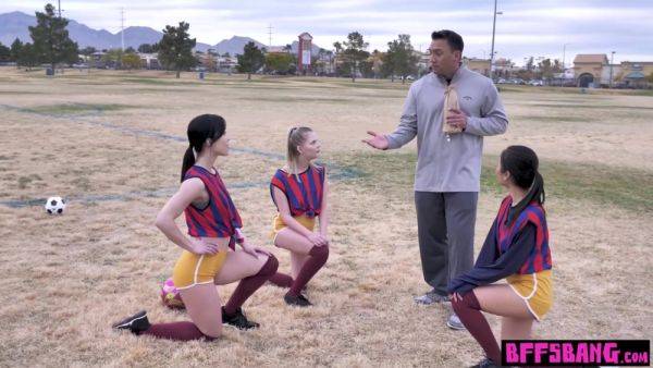 Play uncensored clip titled : Asian Teenage 18+ And Shagging The Coach With Coco Lovelock, Diana Grace And Avery Black