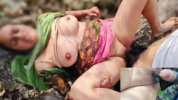 Stream uncensored movie titled : Indian Desi Village Aunty Fucked By Her Stepson In Jungle, Jungle Me Mangal Outdoor Sex Hindi Audio With Hindi Sex