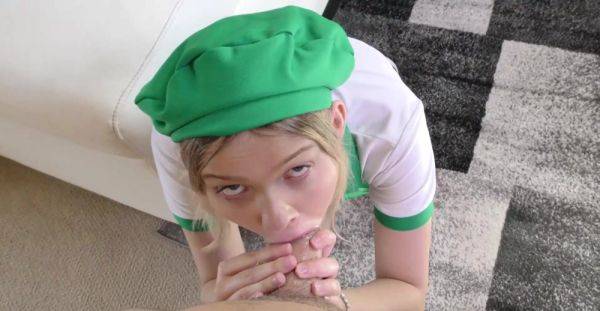 Enjoy watching this uncut video titled : Teen with amazing skills ends quality POV at home with a smooth creampie