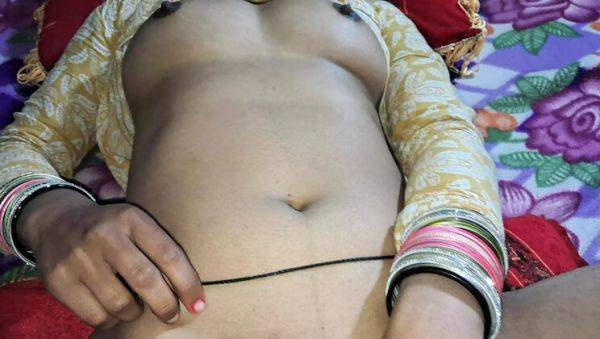 Watch full clip named : Indian Bhabhi Shaved Pussy Fuck With Husband in HD