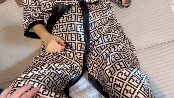 Watch the HD clip called : Sexy MILF in Red Panties and Black Stockings Gets Fingered to Real Orgasm - Close-Up Pussy Action