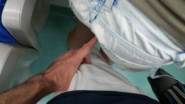 Play this HD clip called : Public Train Fingering: Stranger Touches Her Pussy in Crowded Subway