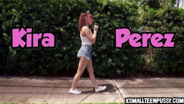 Stream uncut clip : Kira Perez Cute Latina Teen with Big Tits in Hardcore Interracial Action