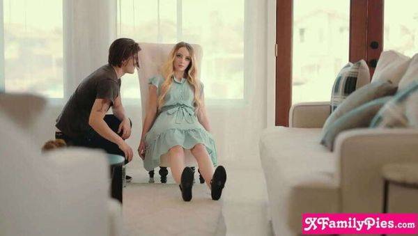 Enjoy watching this uncut scene : Step-Siblings Unite: Teen Maria Kazi and Tyler Cruise in Steamy Action