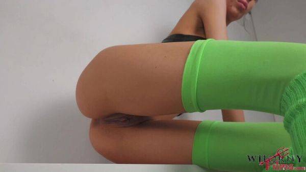 Stream complete video of : Evilyn Jezebel's First Anal Pounding - Big Tits Teen Screams Loud in Hardcore Foot Fetish Scene