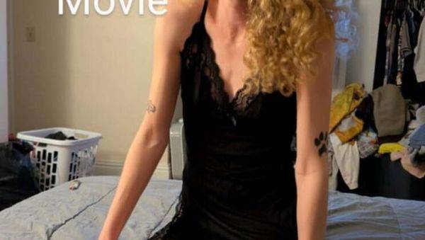 Enjoy watching the uncut video named : Hot Blonde MILF Gets Spoiled and Creampied in Black Lingerie - Part 3