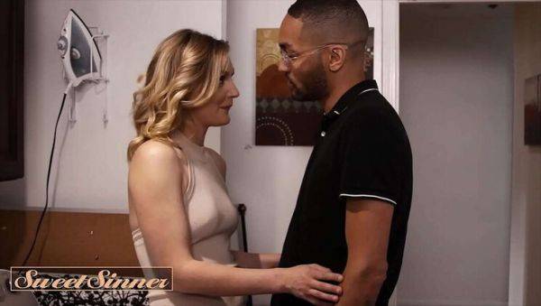 Stream the complete movie named : Mona Wales Spreads Her Legs for BBC and Cums Hard - Sweet Sinner Blonde Babe